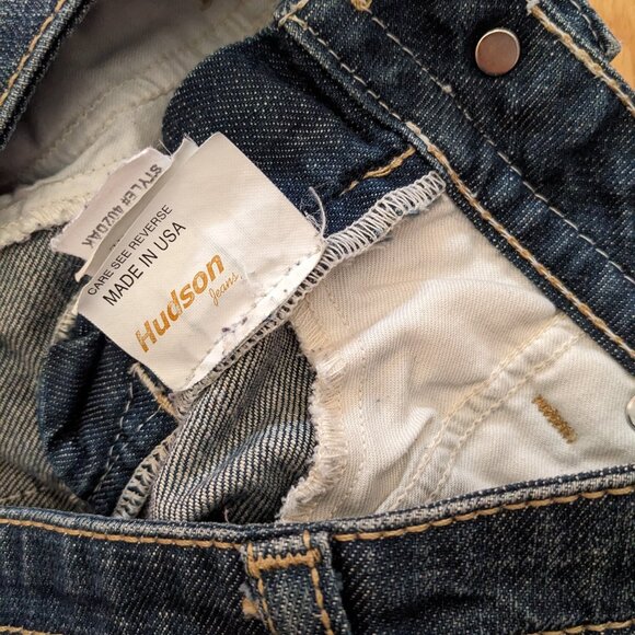 Hudson Jeans - Bootcut Triangle Flap Pocket - Size 26 - Picture 7 of 9